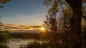 Zachód słońca, plaża Bogacko, jezioro Dejguny - zdjęcie 25