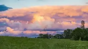 Zachód słońca, plaża Bogacko, jezioro Dejguny - zdjęcie 22