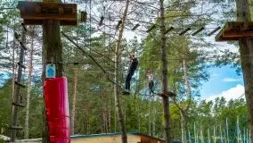 Park linowy Hotel Tajty, Wilkasy koło Giżycka - zdjęcie 3