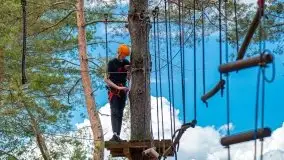 Park linowy Hotel Tajty, Wilkasy koło Giżycka - zdjęcie 12