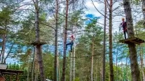 Park linowy Hotel Tajty, Wilkasy koło Giżycka - zdjęcie 15