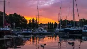 Wschód słońca w Stanicy Wodnej Stranda - zdjęcie 15