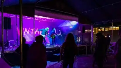 Zespół Vintage w porcie Sztynort