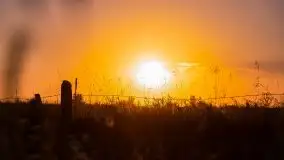 Zachód słońca nad jeziorami Dargin i Skarż Wielki - zdjęcie 2