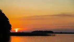 Zachód słońca nad jeziorami Dargin i Skarż Wielki - zdjęcie 3