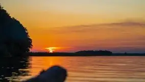 Zachód słońca nad jeziorami Dargin i Skarż Wielki - zdjęcie 7