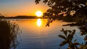 Zachód słońca, jezioro Tajty, sierpień 2020 - zdjęcie 16