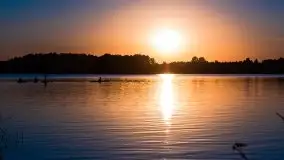 Zachód słońca, jezioro Tajty, sierpień 2020 - zdjęcie 6