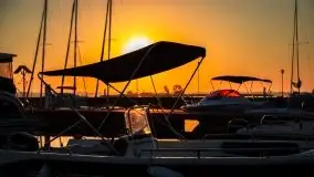 Wschód Słońca, Wilkasy, jezioro Niegocin, sierpień 2020 r. - zdjęcie 22