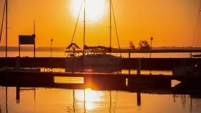 Wschód Słońca, Wilkasy, jezioro Niegocin, sierpień 2020 r. - zdjęcie 43