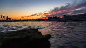 Zachód słońca, Ekomarina Giżycko, sierpień 2020 - zdjęcie 5