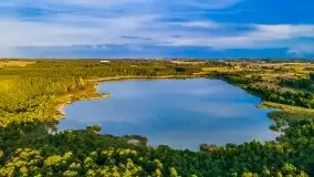 Zachód słońca nad jeziorem Dargin - zdjęcie 3