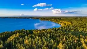 Zachód słońca nad jeziorem Dargin - zdjęcie 37