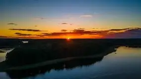 Zachód słońca nad jeziorem Kisajno - zdjęcie 16