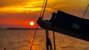 Wrześniowy zachód słońca w porcie Nowy Harsz, jez. Dargin - zdjęcie 17