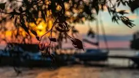 Wrześniowy zachód słońca w porcie Nowy Harsz, jez. Dargin - zdjęcie 49