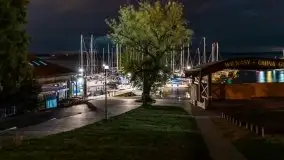 Noc w porcie PTTK Wilkasy nad jeziorem Niegocin - zdjęcie 26