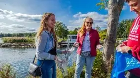 Sprzątanie Świata (Mazur) przez Rotarack Giżycko i Giżycką Grupę Regatową - zdjęcie 13