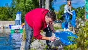 Sprzątanie Świata (Mazur) przez Rotarack Giżycko i Giżycką Grupę Regatową - zdjęcie 10