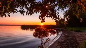 Zachód słońca nad jeziorem Niegocin - zdjęcie 29