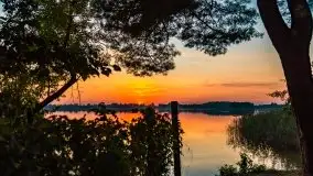 Zachód słońca nad jeziorem Tajty, wrzesień 2020 r. - zdjęcie 9