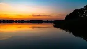 Zachód słońca nad jeziorem Tajty, wrzesień 2020 r. - zdjęcie 44