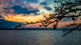 Zachód słońca nad jeziorem Kisajno - zdjęcie 1