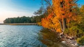 Zachód słońca, jezioro Dargin, przystań Melnik - zdjęcie 18