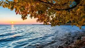 Zachód słońca, jezioro Dargin, przystań Melnik - zdjęcie 31