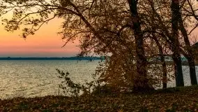 Zachód słońca, jezioro Dargin, przystań Melnik - zdjęcie 43