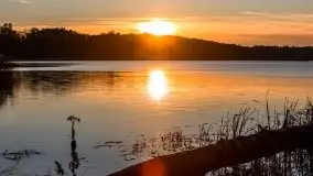 Zachód Słońca nad jeziorem Dobskim, listopad 2020 - zdjęcie 33