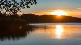 Zachód Słońca nad jeziorem Dobskim, listopad 2020 - zdjęcie 39