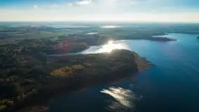 Jesienne jezioro Dobskie, Fuleda i wyspa Heleny, listopad 2020 - zdjęcie 17