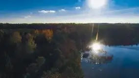 Jesienne jezioro Dobskie, Fuleda i wyspa Heleny, listopad 2020 - zdjęcie 11