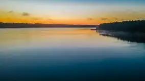 Pierwszy śnieg i wschód słońca nad jeziorem Boczne - zdjęcie 25