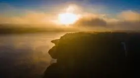 Pierwszy śnieg i wschód słońca nad jeziorem Boczne - zdjęcie 61