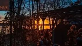 Pierwszy śnieg i wschód słońca nad jeziorem Boczne - zdjęcie 76