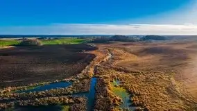 Jesień z lotu ptaka przy jeziorze Tałtowisko i kanale Grunwaldzkim - zdjęcie 36