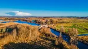 Jesień z lotu ptaka przy jeziorze Tałtowisko i kanale Grunwaldzkim - zdjęcie 30