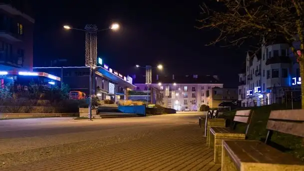 Nocne listopadowe kolory Giżycka - zdjęcie 6