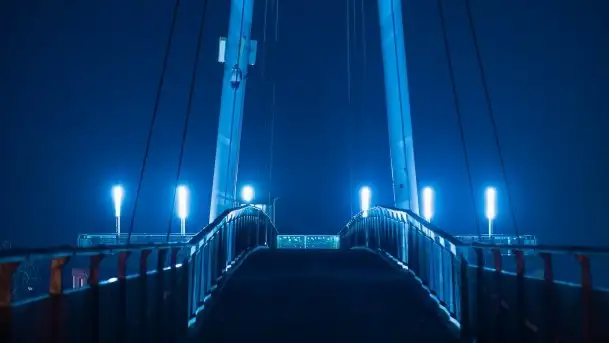 Nocne listopadowe kolory Giżycka - zdjęcie 3