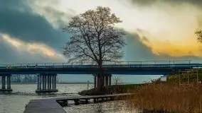 Wschód słońca przy moście Sztynorckim i jeziorze Dargin - zdjęcie 19