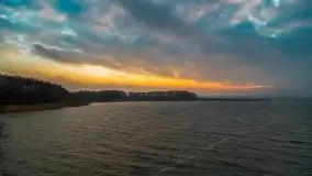 Wschód słońca przy moście Sztynorckim i jeziorze Dargin - zdjęcie 55