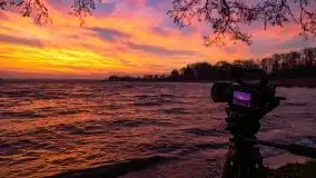 Piękny, grudniowy wschód słońca nad jeziorem Święcajty, 2020 - zdjęcie 15