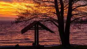 Piękny, grudniowy wschód słońca nad jeziorem Święcajty, 2020 - zdjęcie 35