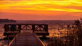 Piękny, grudniowy wschód słońca nad jeziorem Święcajty, 2020 - zdjęcie 40