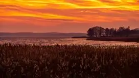 Piękny, grudniowy wschód słońca nad jeziorem Święcajty, 2020 - zdjęcie 42