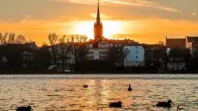 Grudniowy zachód słońca w Kętrzynie, 2020 - zdjęcie 10