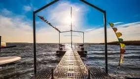 Wietrzne i jesienne jezioro Śniardwy, grudzień 2020 r. - zdjęcie 29