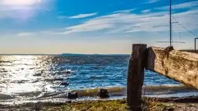 Wietrzne i jesienne jezioro Śniardwy, grudzień 2020 r. - zdjęcie 23